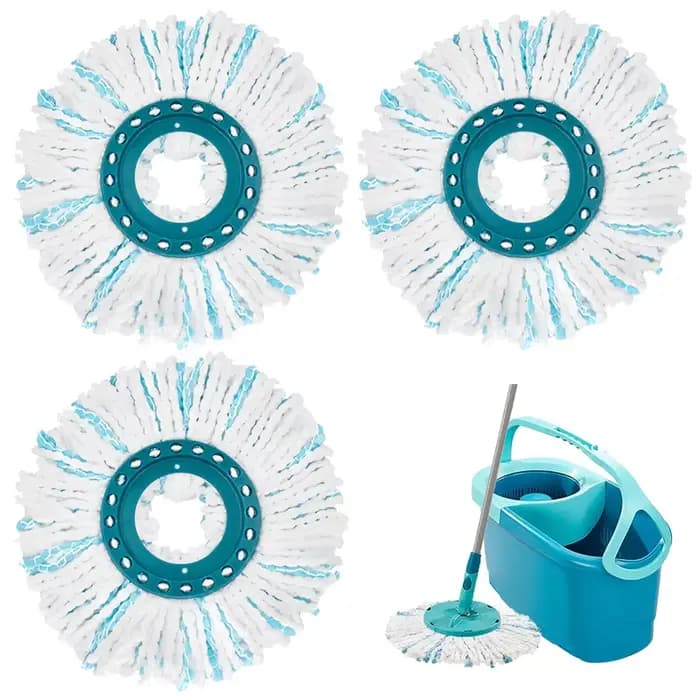 Tête de vadrouille de rechange pour Leifheit Clean Twist Disc Mop/Ergo