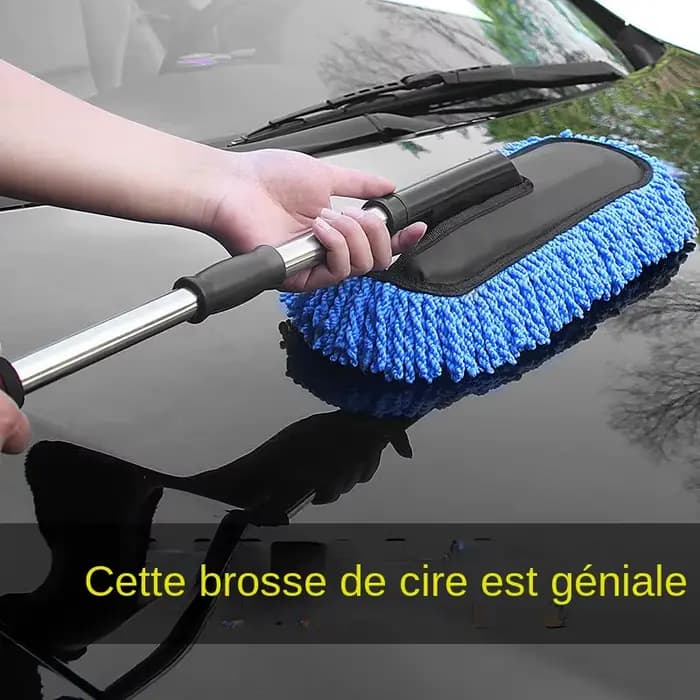 Kit de vadrouille de brosse de lavage de voiture en microcarence