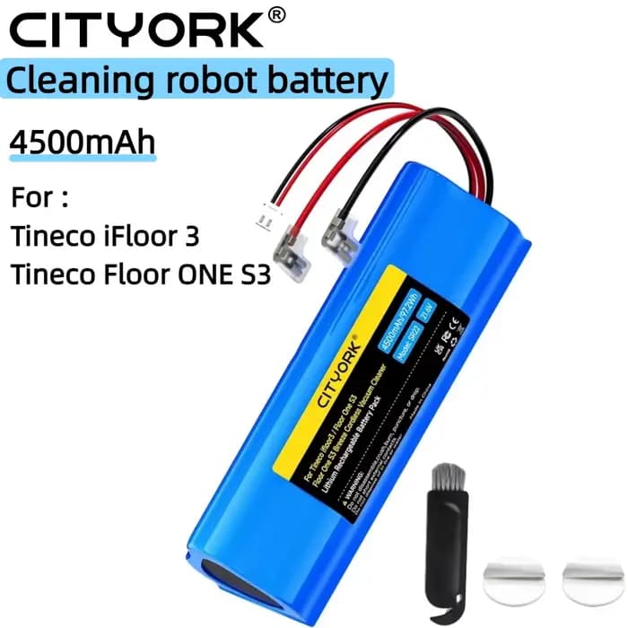 Batterie de rechange pour Tineco FLOOR ONE S3 Tineco iFloor 3 Breeze S3 Batterie d'aspirateur FW25M-01 FW25W-01 HF10E-01 S3-01