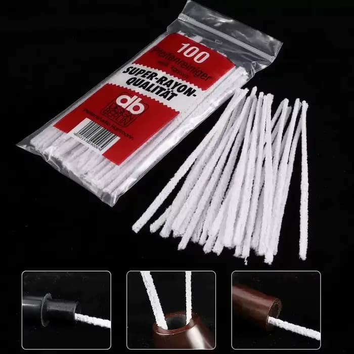 Kit de nettoyage de tuyaux professionnel (100 pièces) | Comprend des brosses et des cotons-tiges