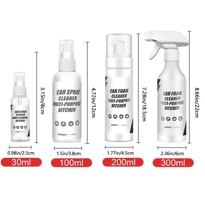 Nettoyant mousse multi-usages pour voiture