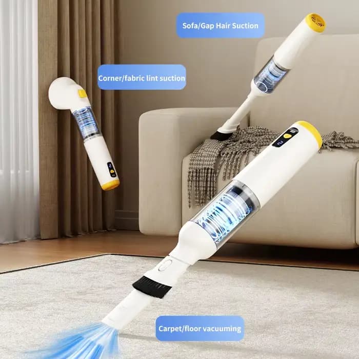 Aspirateur multifonctionnel pour animaux de compagnie avec technologie cyclonique avancée pour une aspiration longue durée et une épilation des poils d'animaux