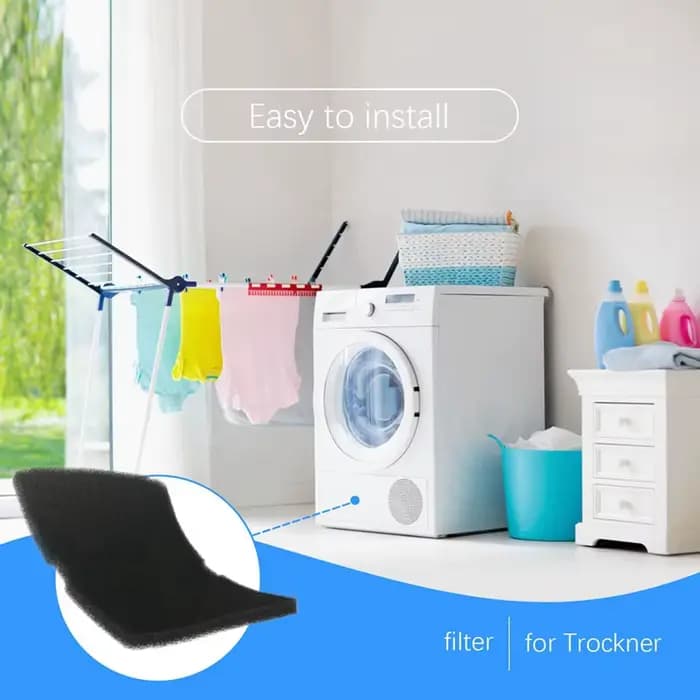 Éponge noire pour sèche-linge