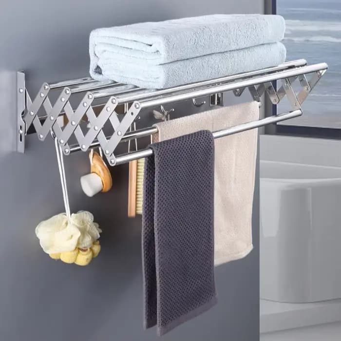Vaccage des vêtements mural pliable