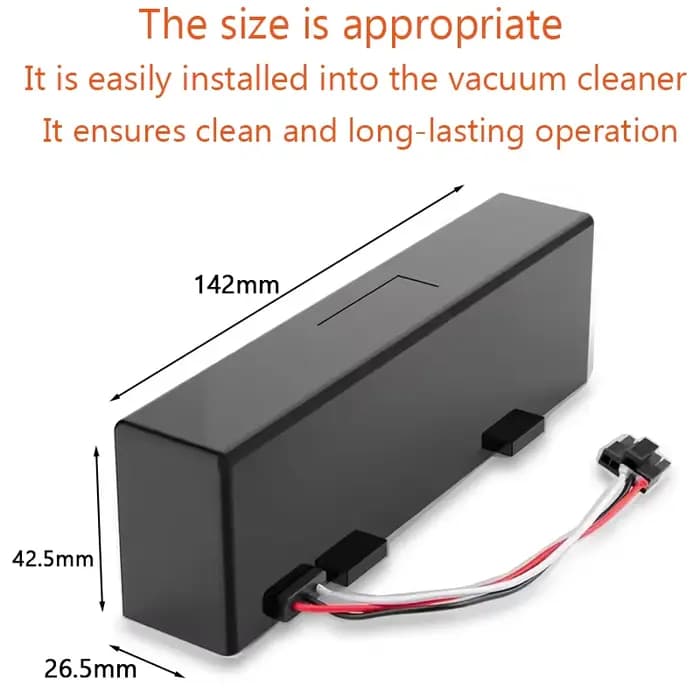 Batterie Li-ion 14.4V pour STYTJ02YM 2800 ~ 9800mAh, pour aspirateur Mijia Mop Pro Yunmi MVVO1-JG Haier JX37