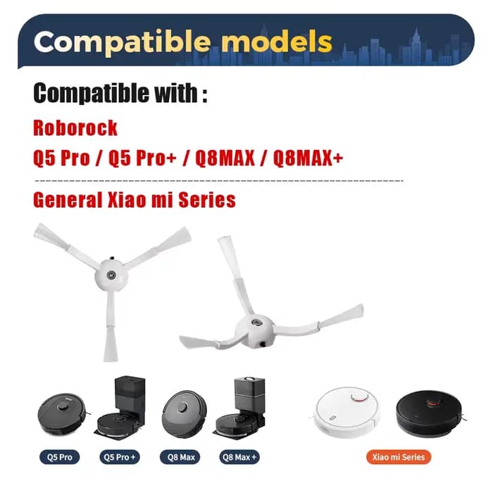 Accessoires de brosse latérale pour aspirateur robot Xiaomi 1S
