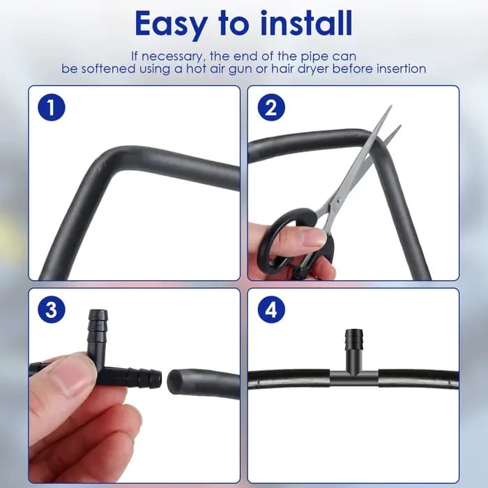 Kit de raccords pour ligne d'aspiration