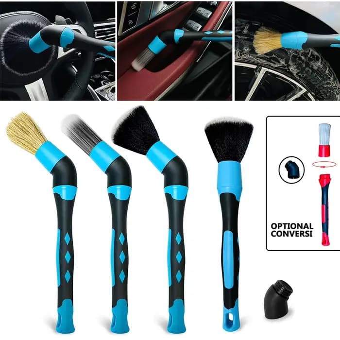 Ensemble de brosses de nettoyage de détails de voiture professionnelles