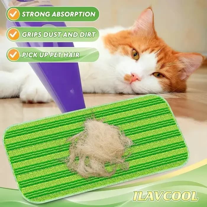 Tampons de vadrouille réutilisables en microcarence