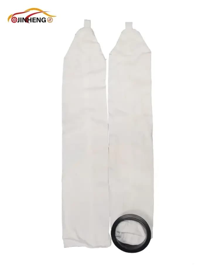 Sac à poussière sous vide avec anneau en caoutchouc noir