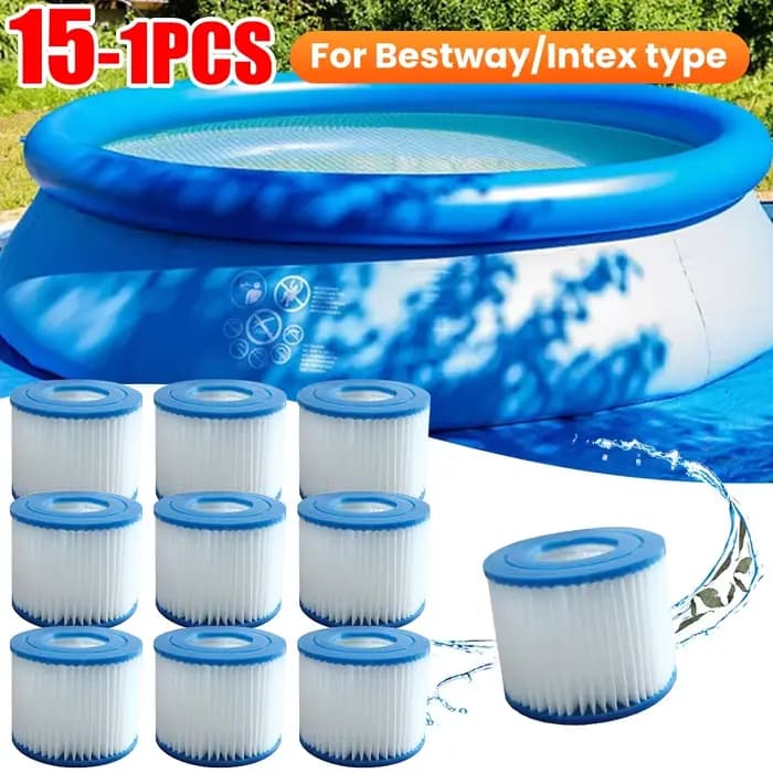 Filtre de rechange pour piscine Bestway Flowclear, cartouche filtrante de taille VI, Lay-Z-Spa-Miami Vegas Palm Springs, 1 à 10 pièces