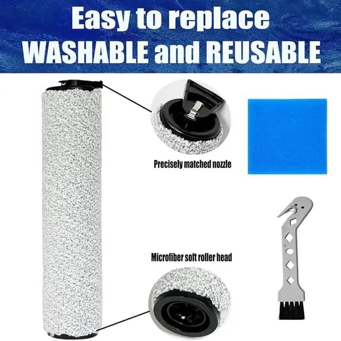 Filtre de brosse à rouleau de remplacement NEW400 pour aspirateur sec et humide sans fil EUREKA