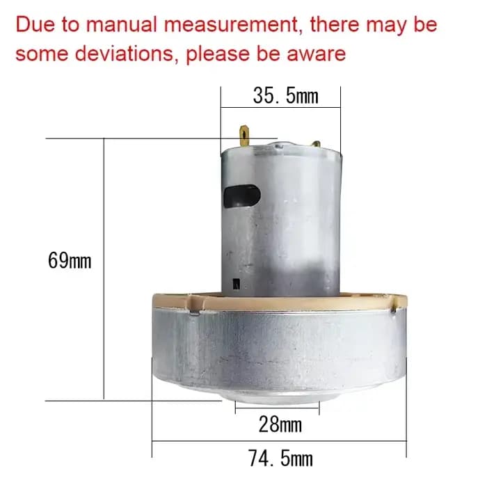 Moteur d'aspirateur DC 22