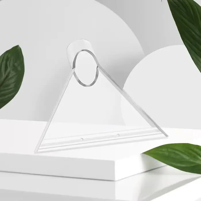 Outil flacon à grande tête transparente