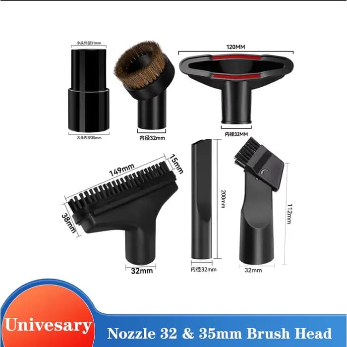 Buse de brosse universelle pour aspirateur