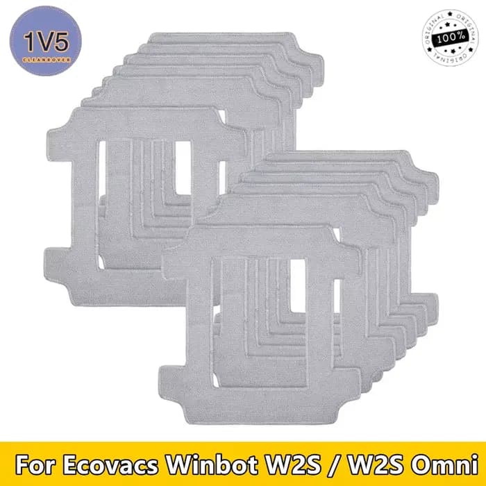 Tampons de nettoyage pour Ecovacs Winbot W2S / W2S Omni