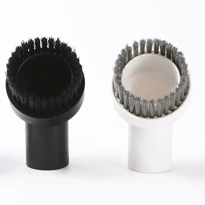 Brosse à poussière ronde en crin de cheval
