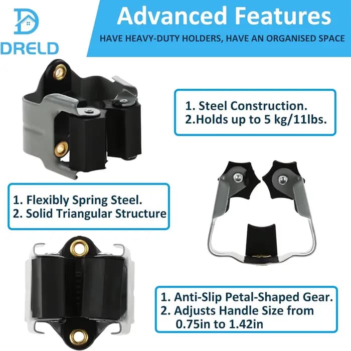 Supports de balai pour vadrouille