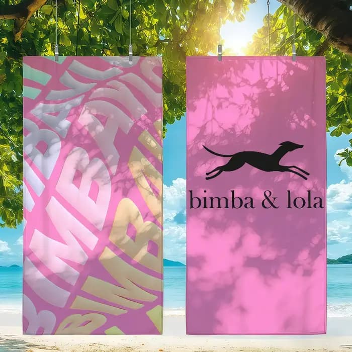 Serviette de plage B-Bimba légère et douce pour la peau