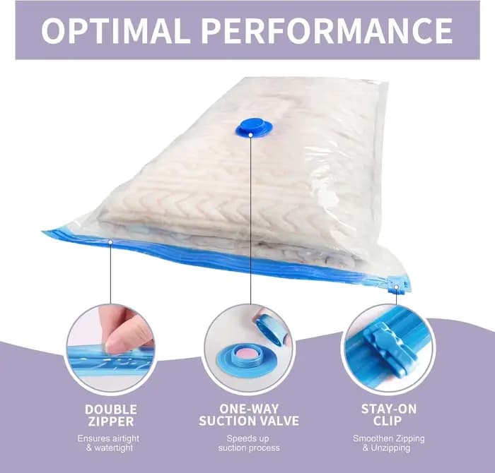Sacs de rangement sous vide