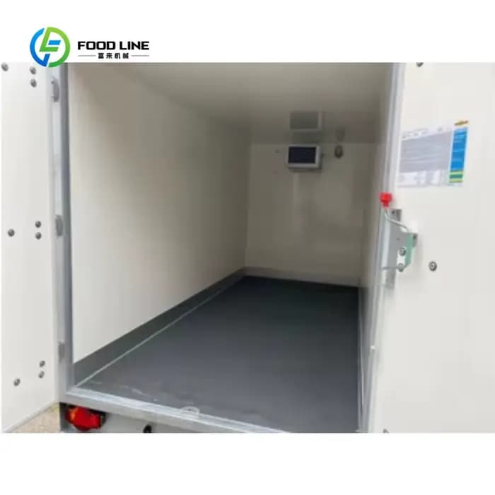 Remorque frigorifique sur mesure, best-seller, pour le transport de produits surgelés et réfrigérés