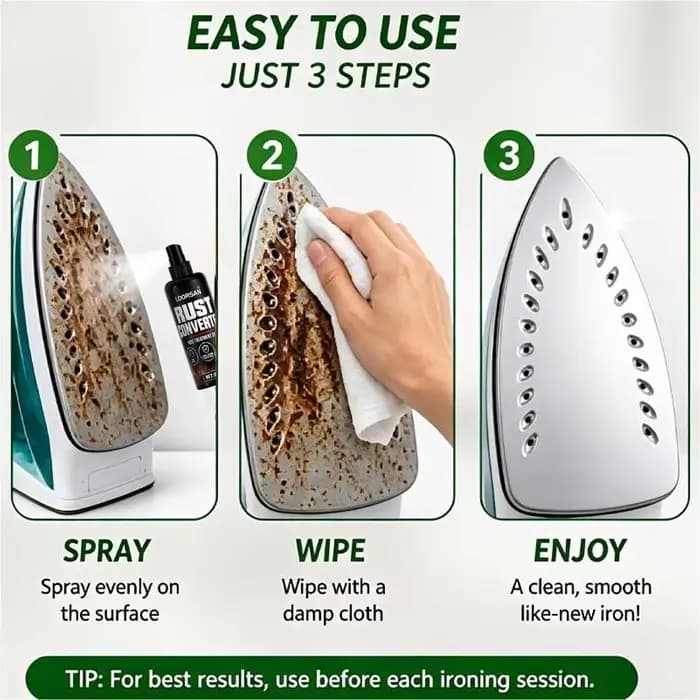 Spray nettoyant pour semelles de fer LOORSAN