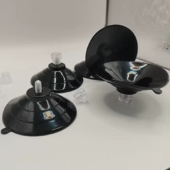 Ventouses sous vide noires de 60mm