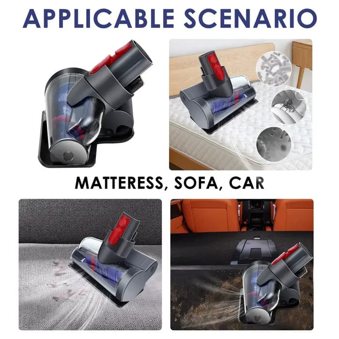 Tête de brosse motorisée anti-emmêlement pour Dyson V7/V8/V10/V11/V15 – Nettoyage en profondeur des canapés