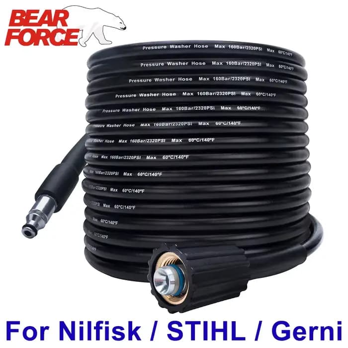 Tuyau d'Eau Haute Pression pour Lavage de Voiture, Accessoire pour Nilfisk STIHL Gerni HUSQVARNA, 6-10m