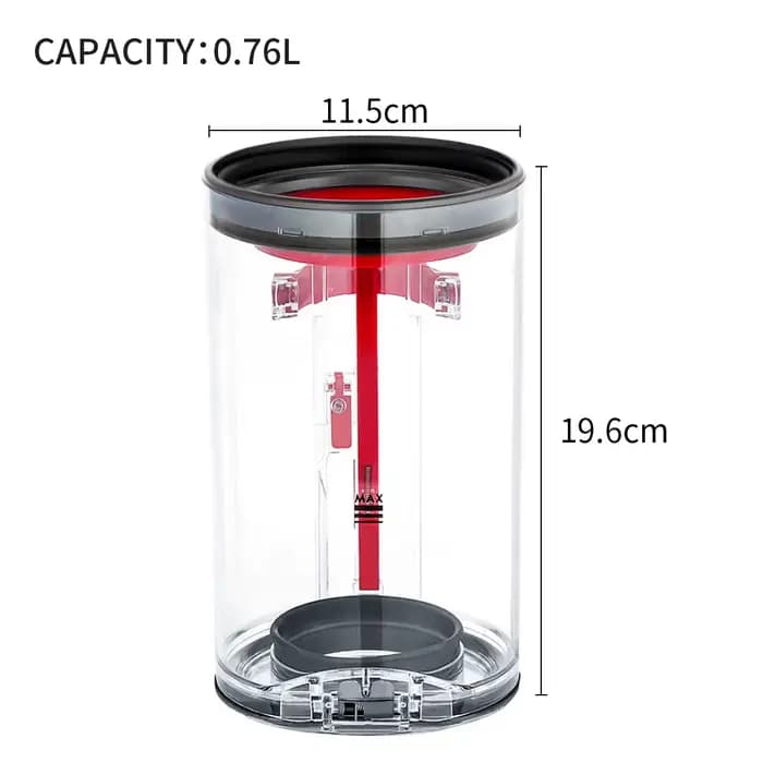 Grand bac à poussière pour aspirateur sans fil Dyson V11 V15 SV14 SV15 SV22