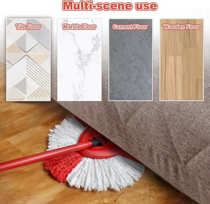 Balai Serpillère Microfibre Remplacement Compatible avec Vileda 2 en 1 Vadrouille Turbo