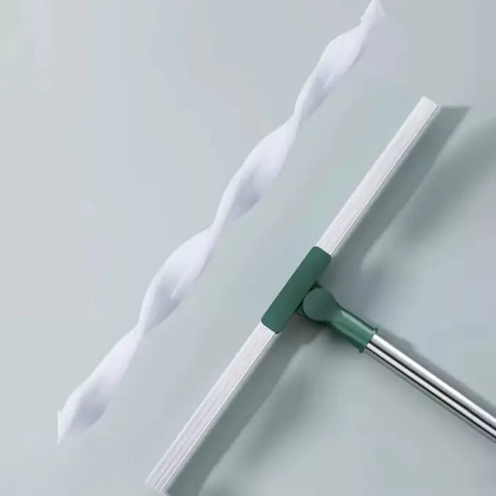 Balai grattoir en silicone avec raclette pour le nettoyage des sols