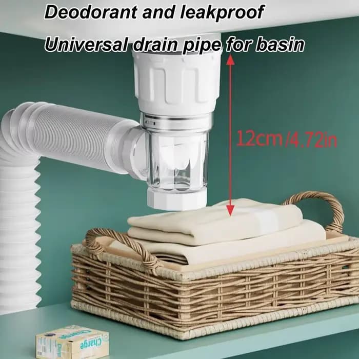 Tuyau de vidange rétractable Anti-odeur