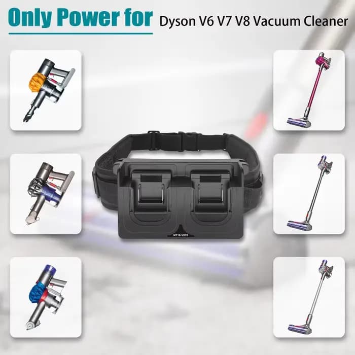 Adaptateur de batterie double pour aspirateurs Dyson V6 V7 V8