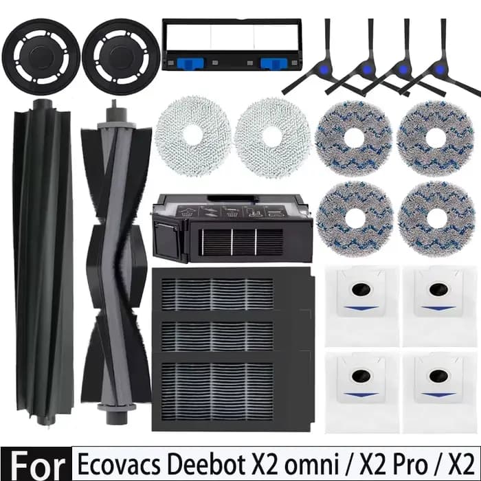Accessoires pour robot aspirateur Ecovacs Deebot X2 Omni / X2 Pro / X2 : brosse principale