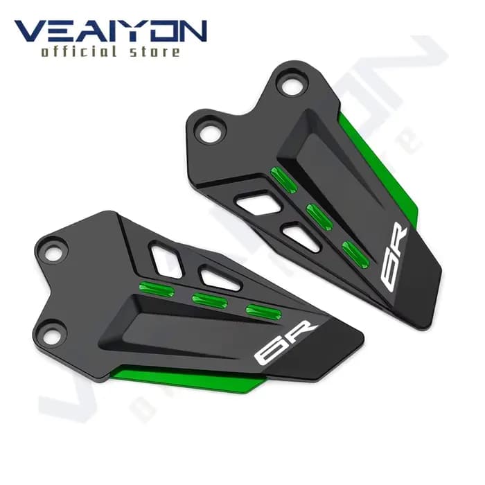 Pour ZX 6R ZX-6R ZX6R 2019 2020 2021 2022 2023 2024 2025 accessoires de moto CNC repose-pieds en aluminium plaques de talon protecteur de protection