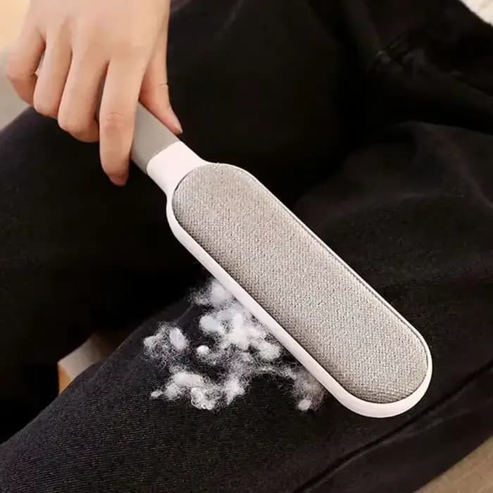 Épilateur Double face pour animaux de compagnie, brosse à peluches collante électrostatique manuelle, pour chat, vêtements, canapé, meubles, nettoyage de tapis