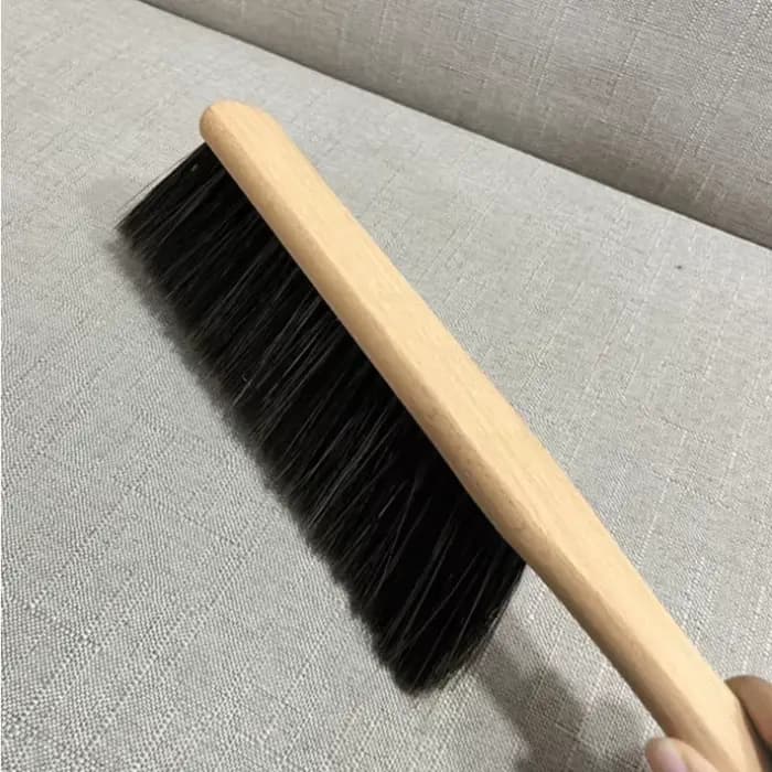 Brosse à poils en bois naturel