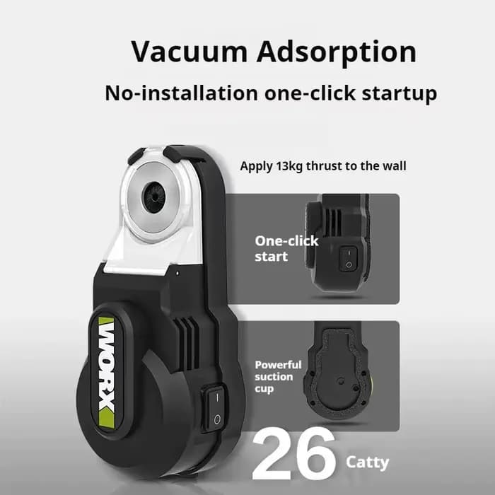 WORX WA1602 aspirateur puissant Original 13Kg attraction 35ml boîte à poussière visuelle USB type C perceuse à percussion électrique universelle