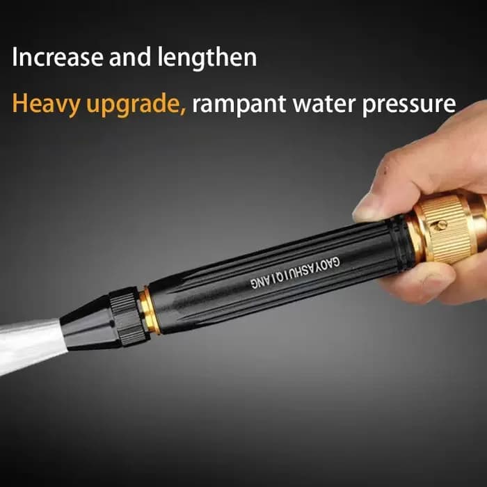 Pistolet à eau télescopique de jardin avec buse haute pression