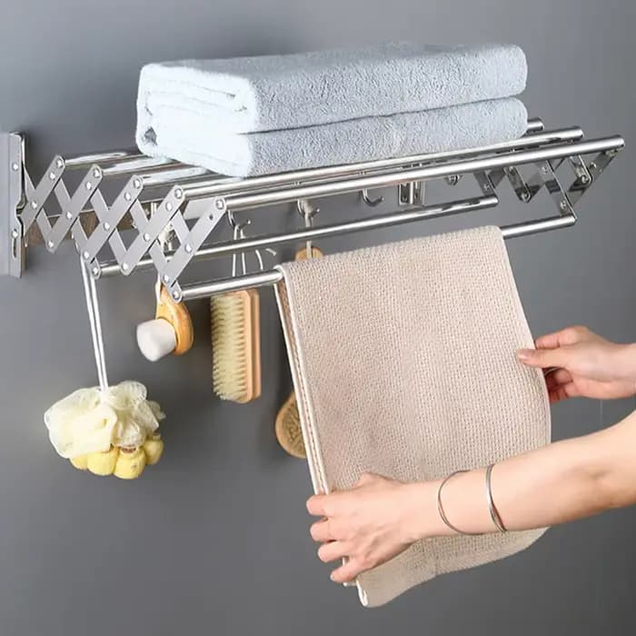 Vaccage des vêtements mural pliable