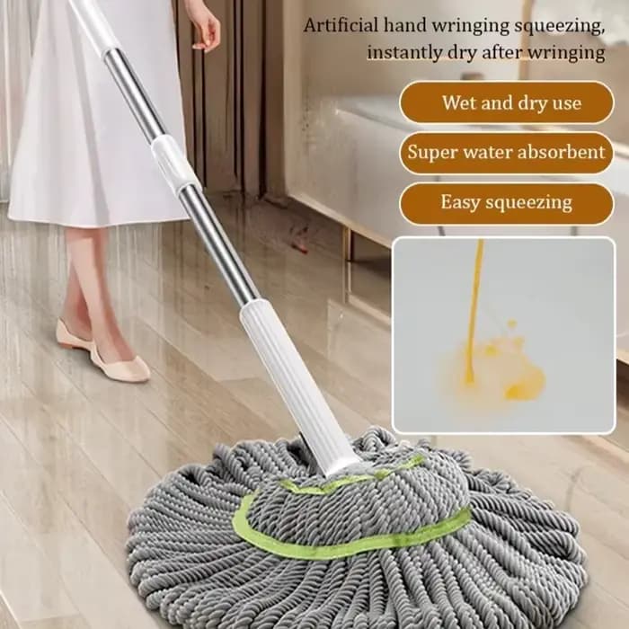 Vadrouille paresseuse à essorage automatique