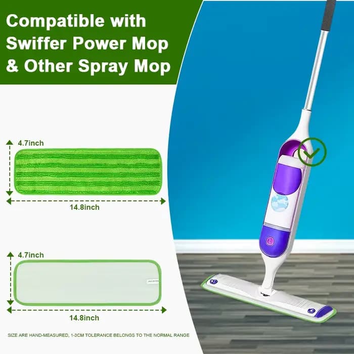 Tampons de vadrouille réutilisables pour Swiffer PowerMop