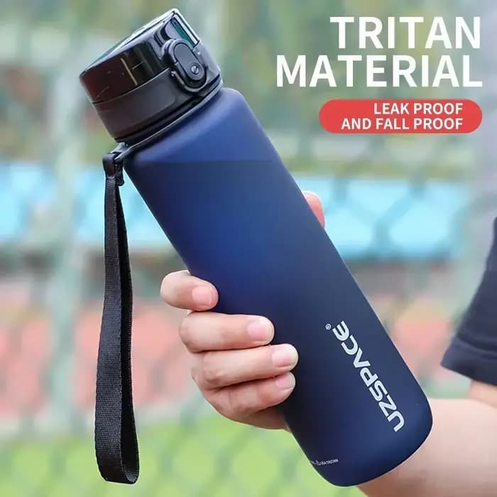 Bouteille d'eau portable sans BPA pour enfants et adultes, haute qualité, 500ml, 1000ml, cuillère à soupe de sport, clics amicaux, HI