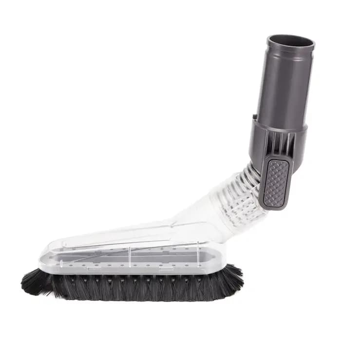 Tête de brosse d'aspirateur flexible à 3 angles pour meubles