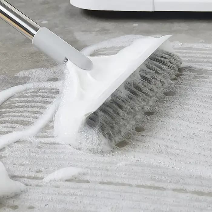 Brosse rotative 2 en 1 pour le nettoyage des crevettes de sol