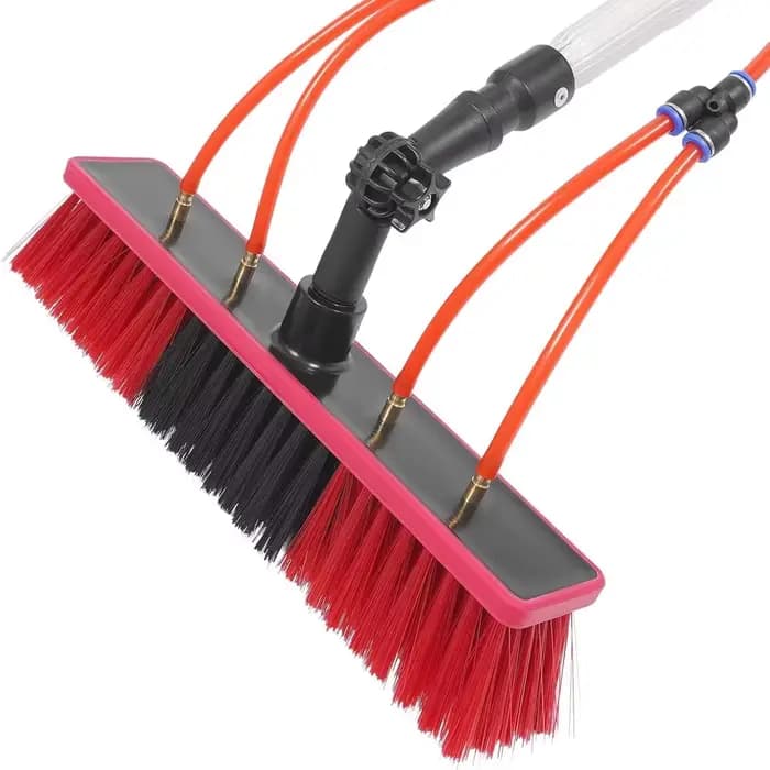 Kit de nettoyage de panneaux solaires et de vitres avec perche télescopique