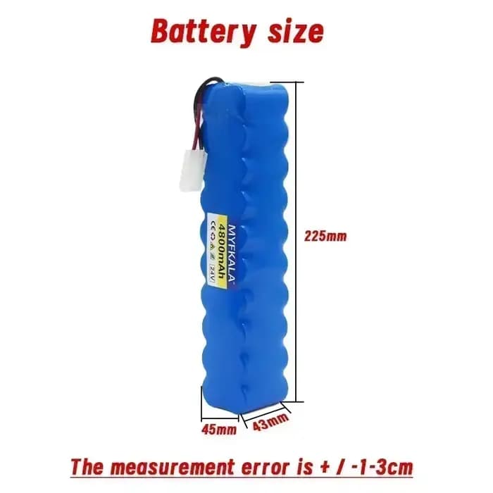 Batterie NiMH 24V 9800mAh pour aspirateur Rowenta Besen Air Force Extreme RH8770 RH8771WS RH877501 RH8779 RH877901