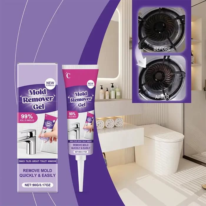 Gel nettoyant ménager pour carrelage mural