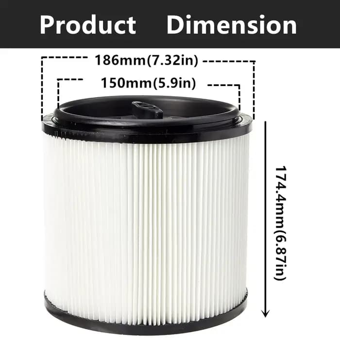 Filtre HEPA universel pour aspirateur